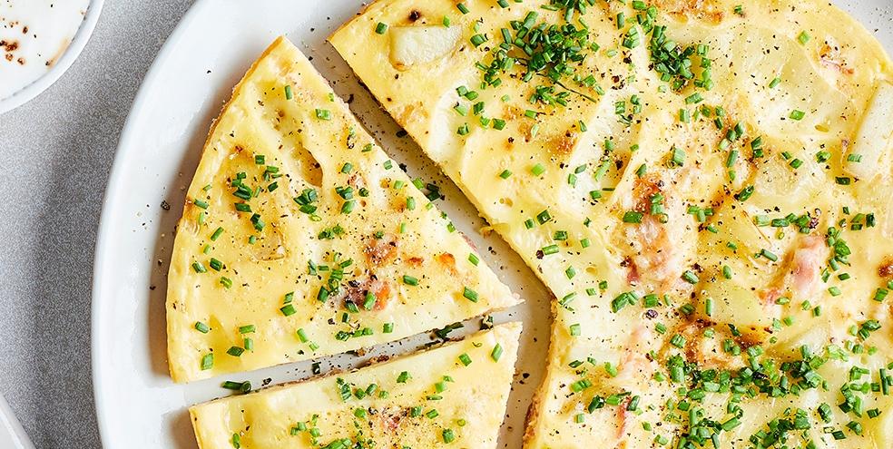 Omelet à la tartiflette