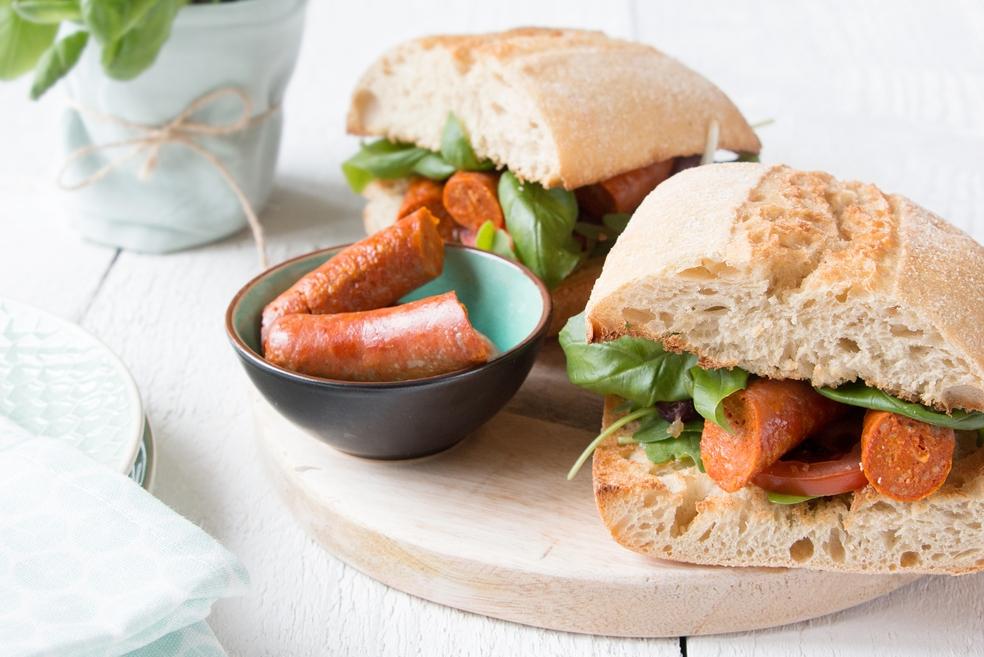 Ciabatta met lamsmerguez