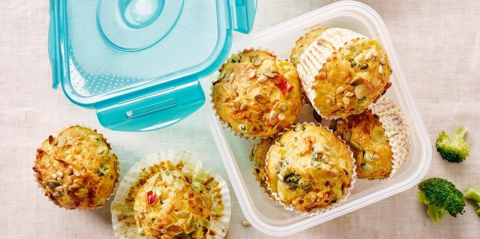 Groentemuffins met kaas