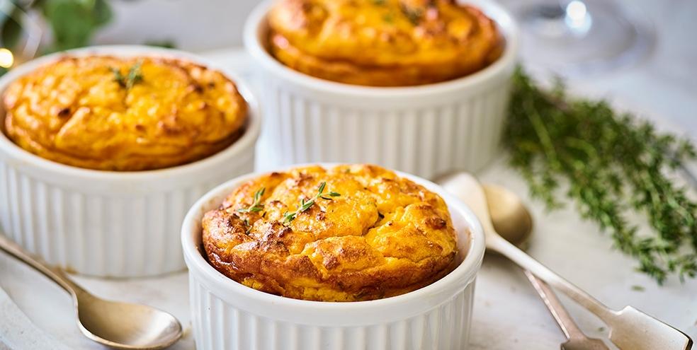 Wortelsouffleetjes met tijm