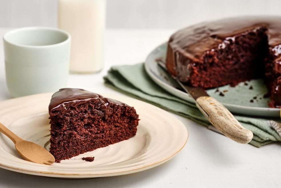 Vegan chocoladetaart