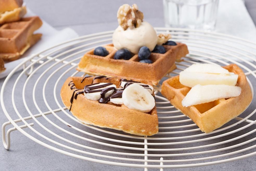 Wafels met 3 toppings