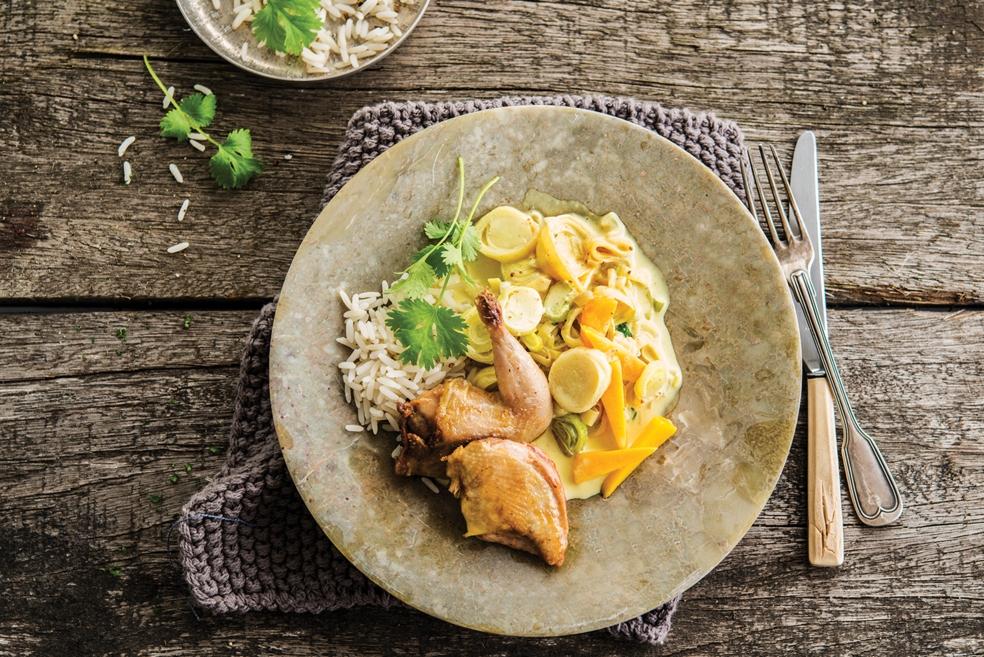 Kwartel op Indische wijze