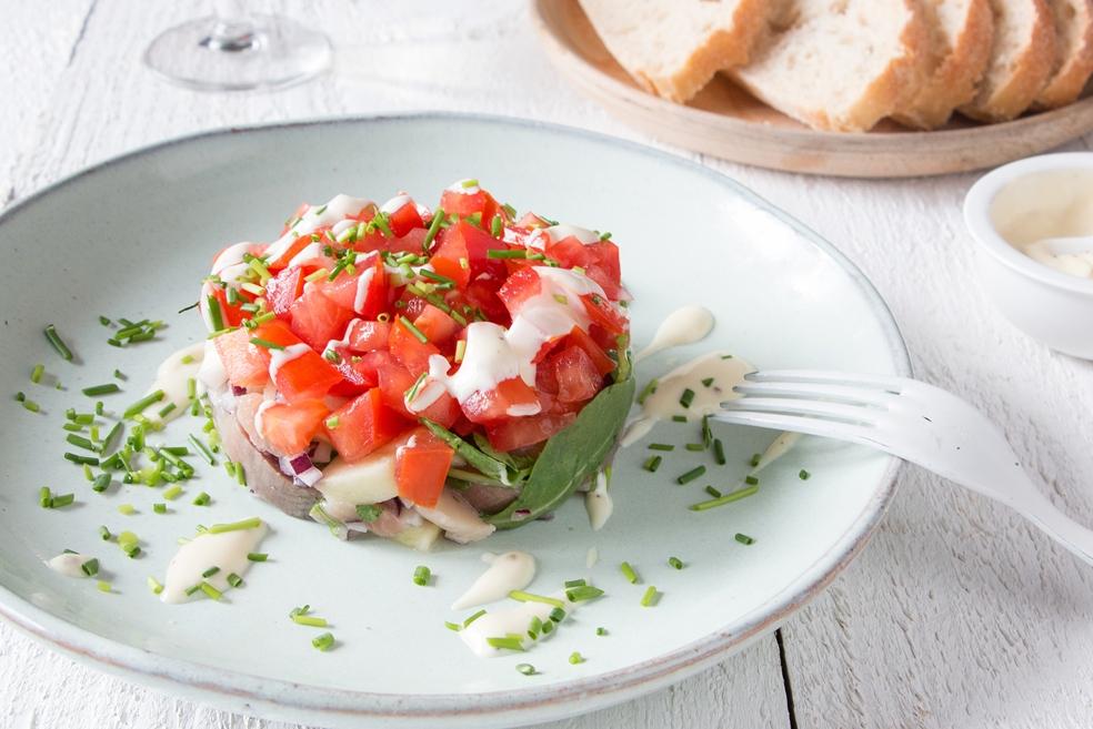 Maatjessalade met Granny Smith