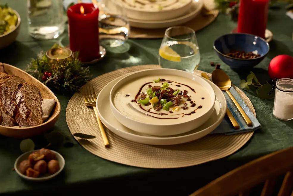 Romige selder-appelsoep