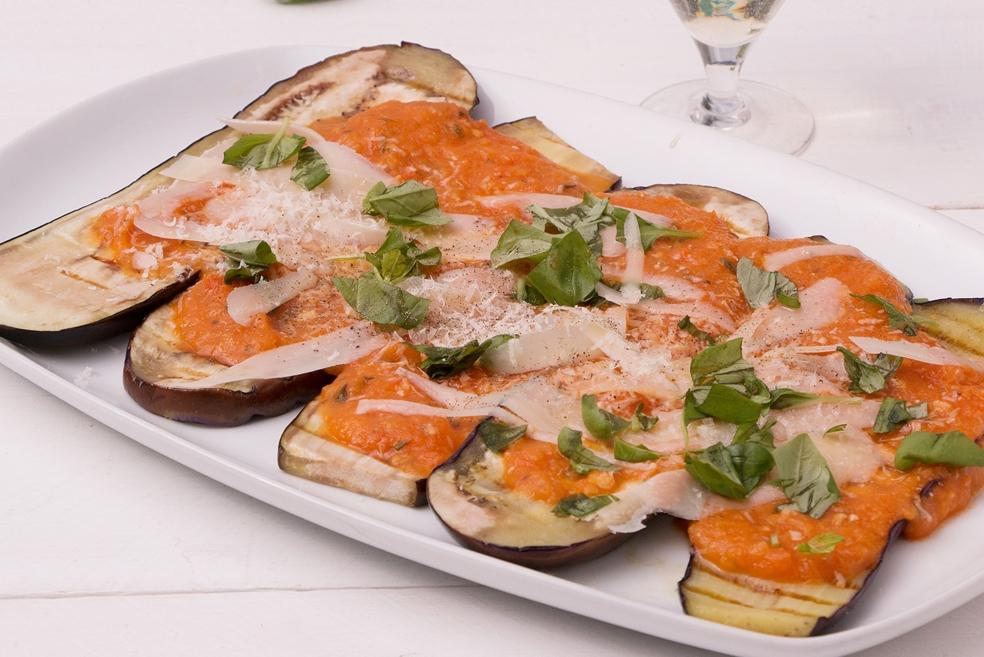 Aubergineschotel à la parmigiana