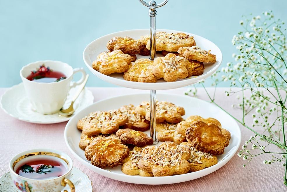 Fleurige citroen-lavendelkoekjes