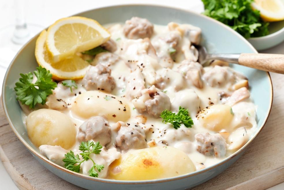 Vol-au-vent van konijn