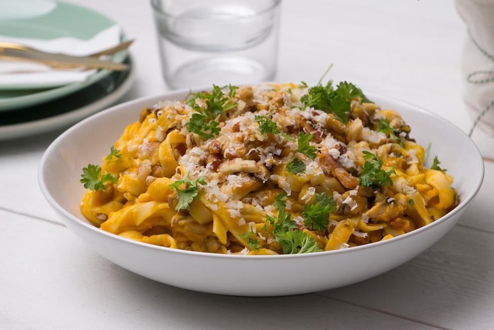 Op herfst rijmt er niets-pasta