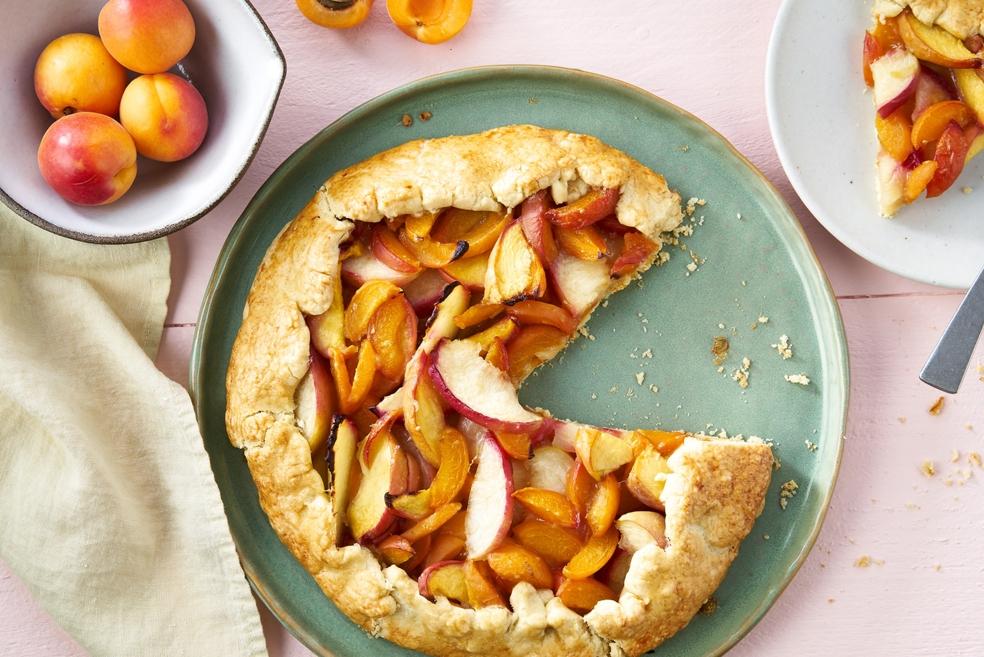 Galette met steenvruchten