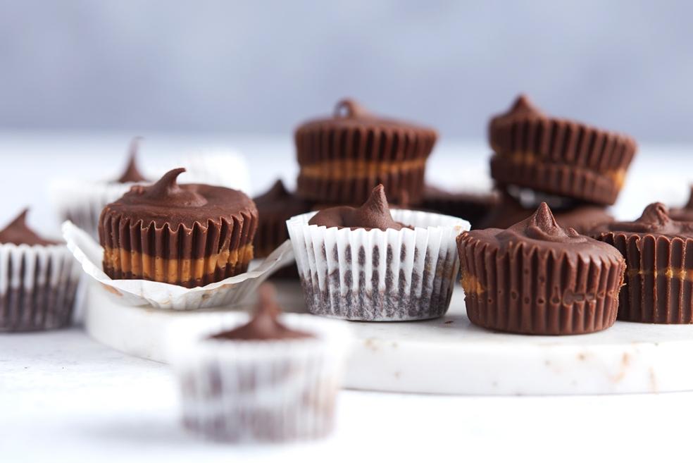 Chocoladecups met speculaas