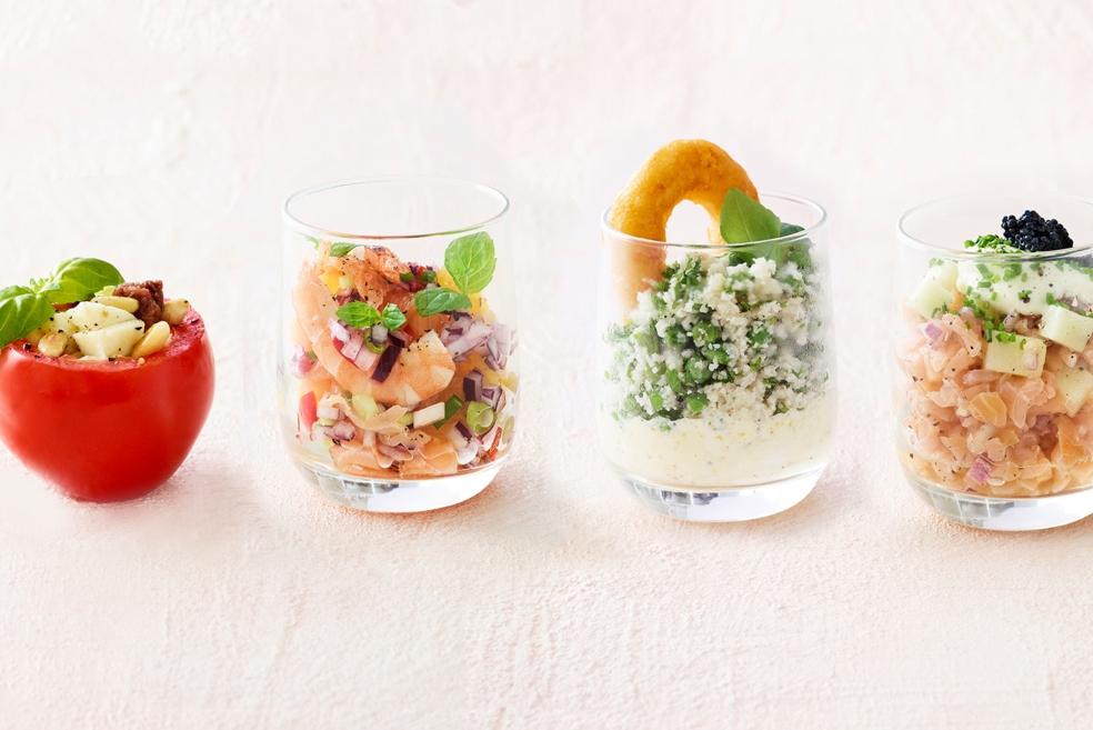 Kunstig gevulde hapjes