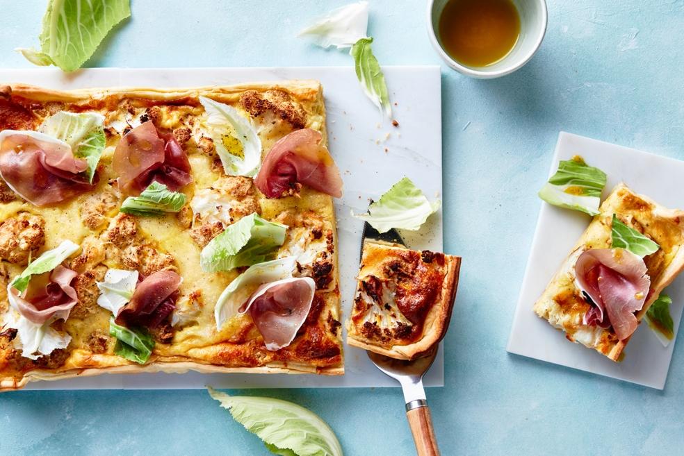 Homemade bloemkoolquiche