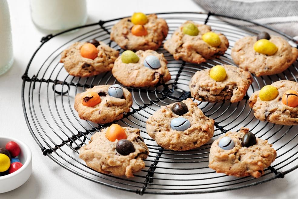 Vrolijke chocoladekoekjes