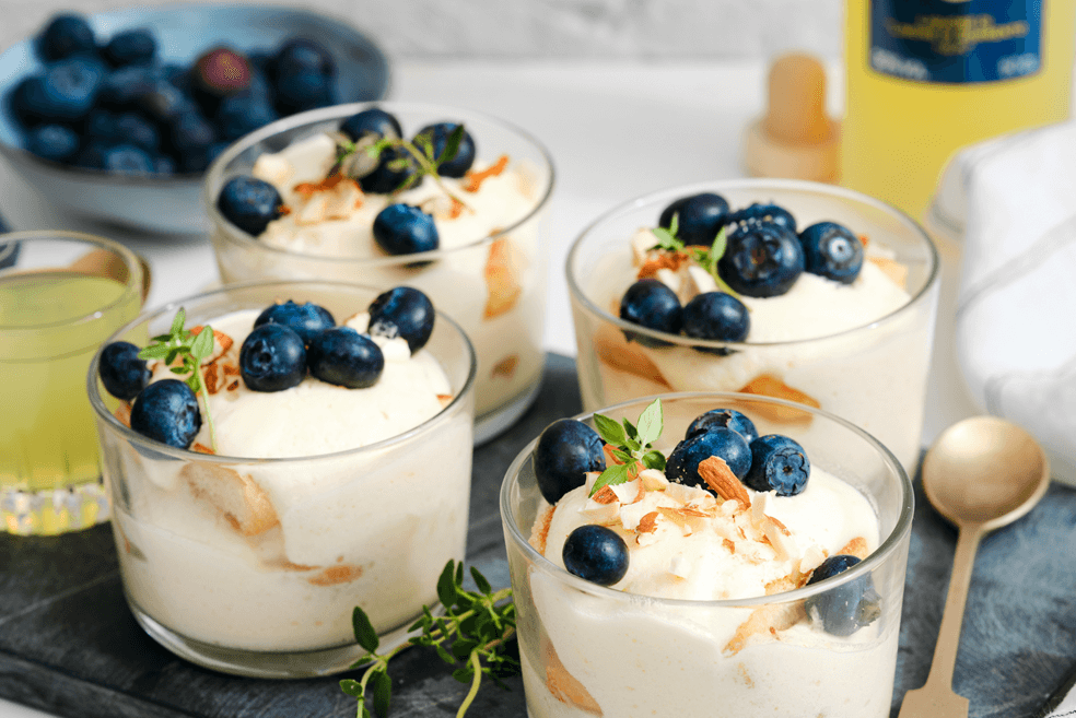 Tiramisu limoncino in glaasjes