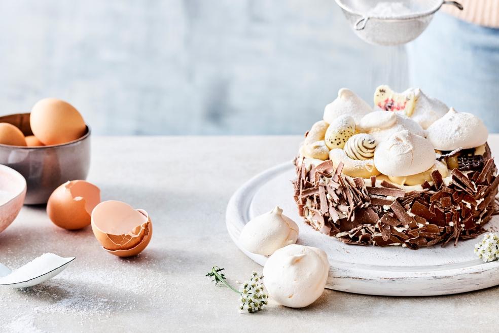 Paasgebak met meringue