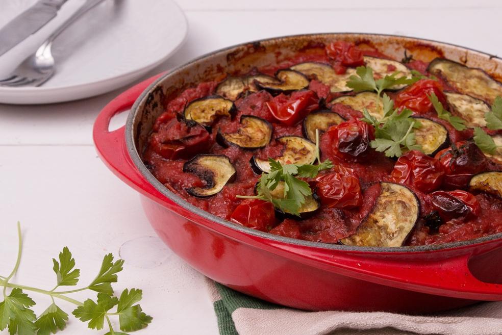 Griekse groenteschotel