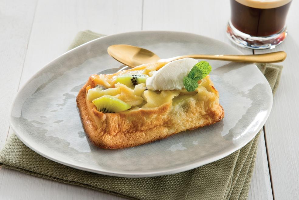Clafoutis met kiwi