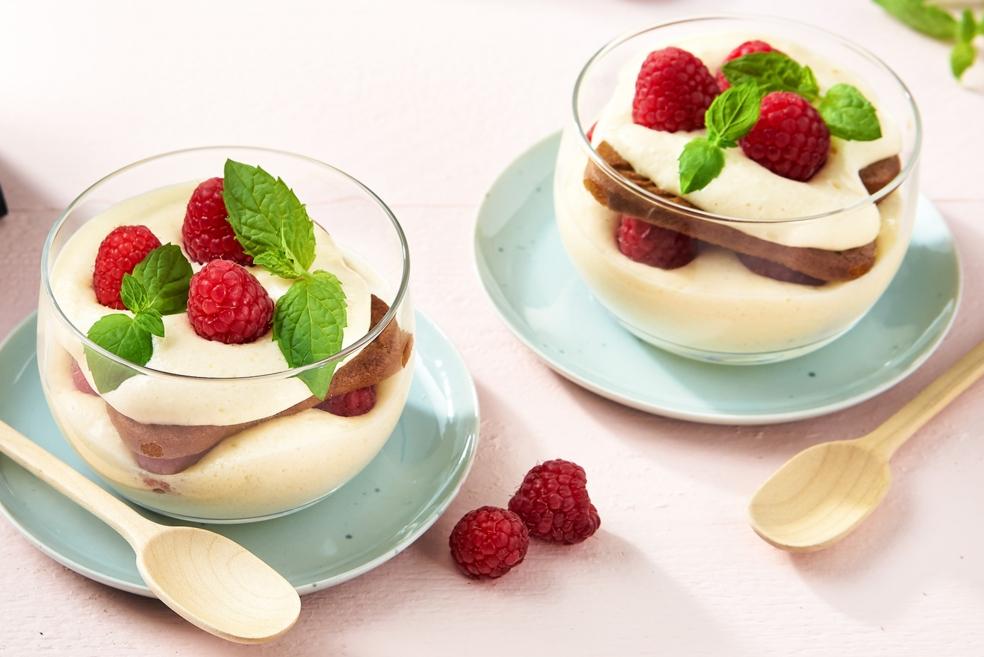 Speculoostiramisu met frambozen