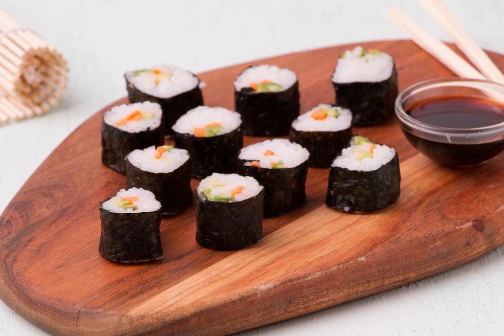 Vegetarische sushi
