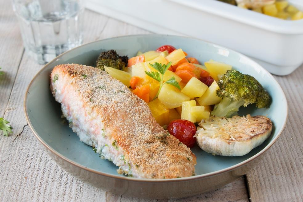 Ovenschotel met zalm