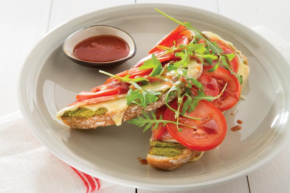 Open croque vol smaak