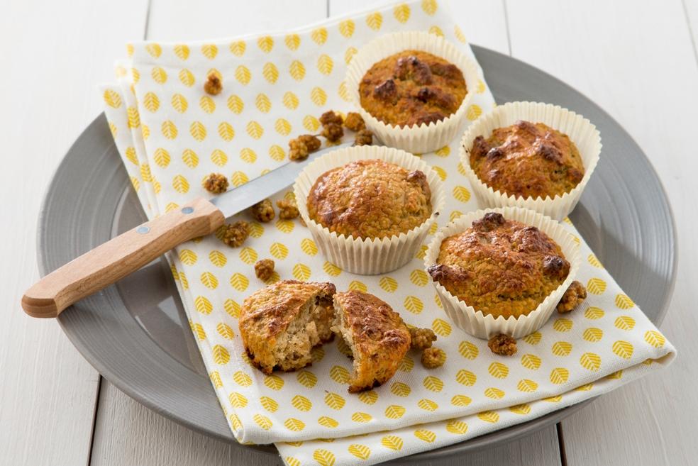 Ontbijtmuffin met moerbeibessen