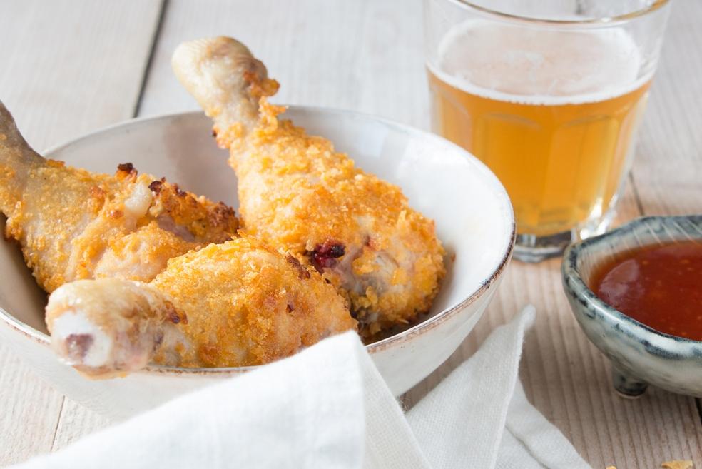 Krokante kippenbouten