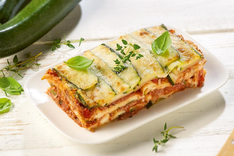 Lasagne met courgette en tonijn