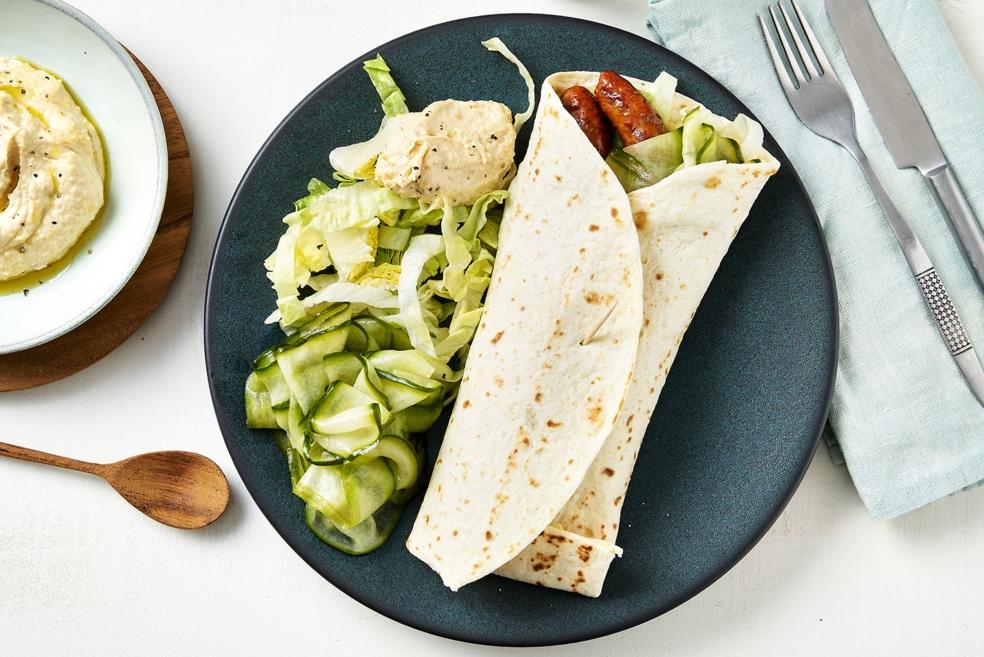 Wrap met lamsmerguez