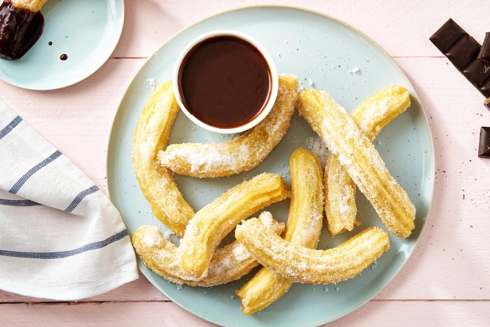 Churros met chocoladesaus