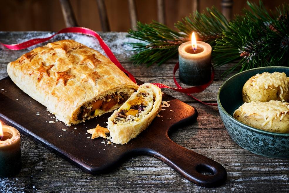 Pompoen wellington met couscous