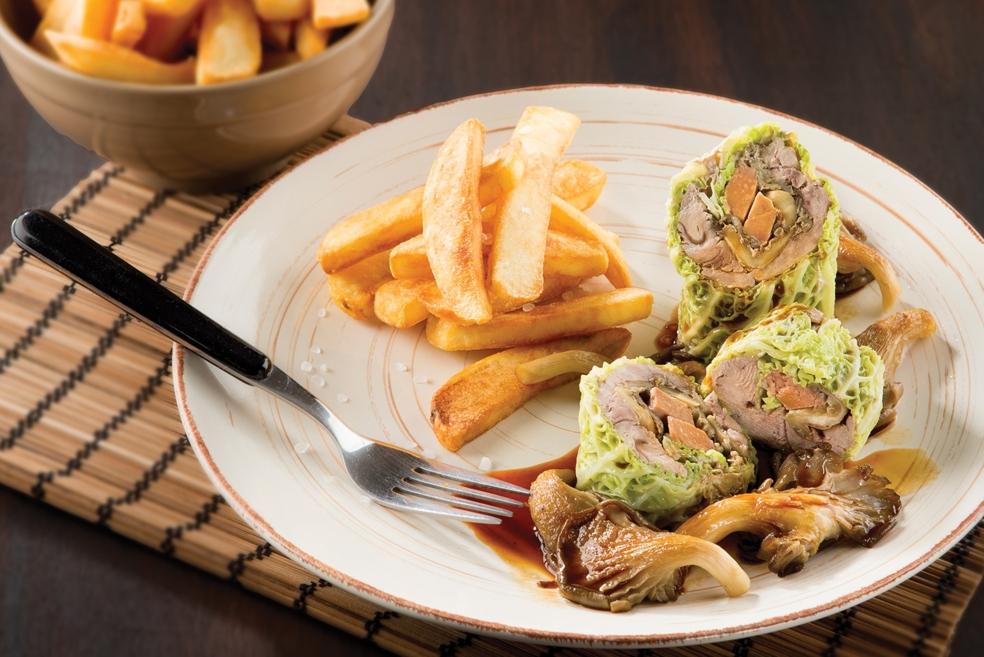 Fazantfilet met ganzenlever