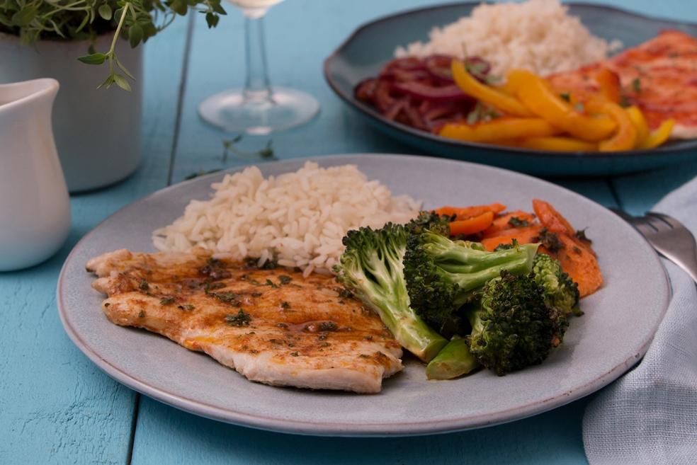 Zomers gemarineerde kalkoen op twee manieren