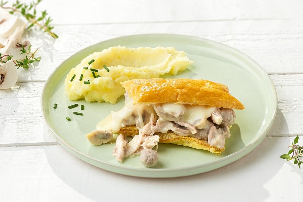 Vol-au-vent van kippenonderbout