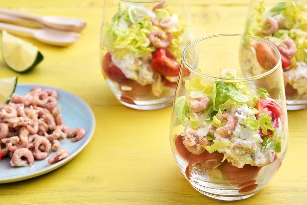 Gerookte tomaat garnaal