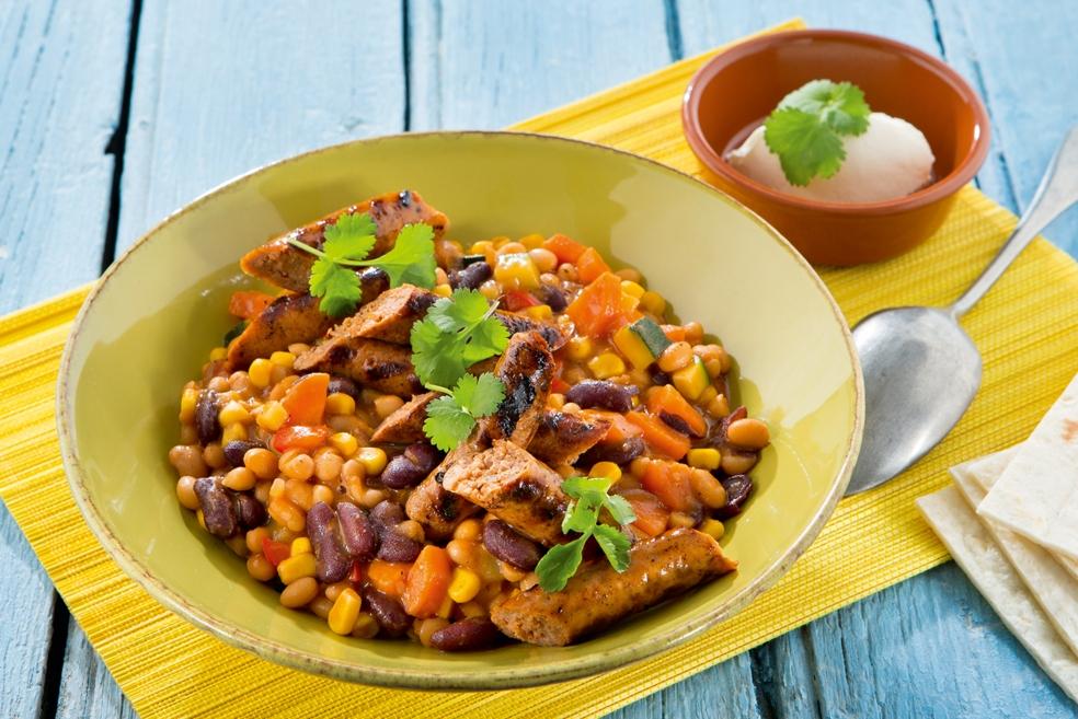 Zomerse chili-con-merguez