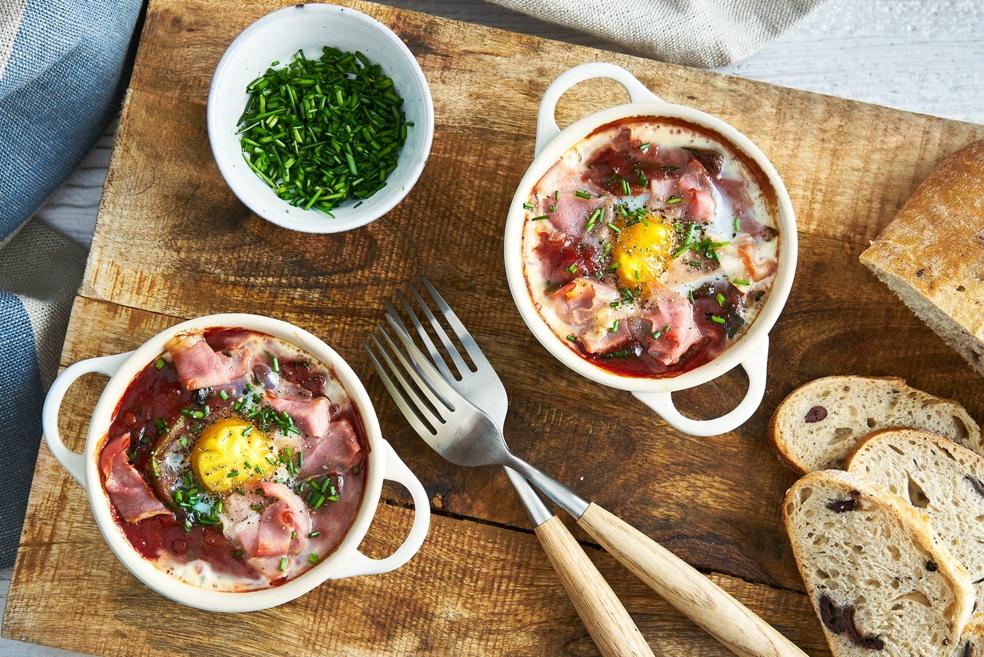 Hartige eitjes uit de oven