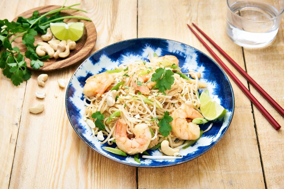 Pad Thai met scampi's