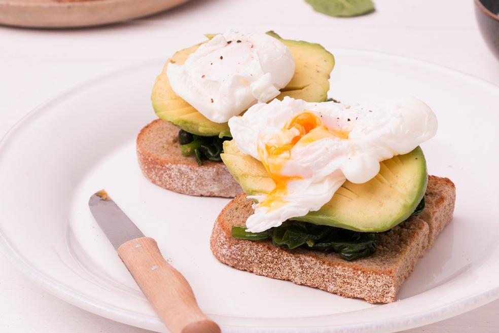 Œuf Florentine met avocado