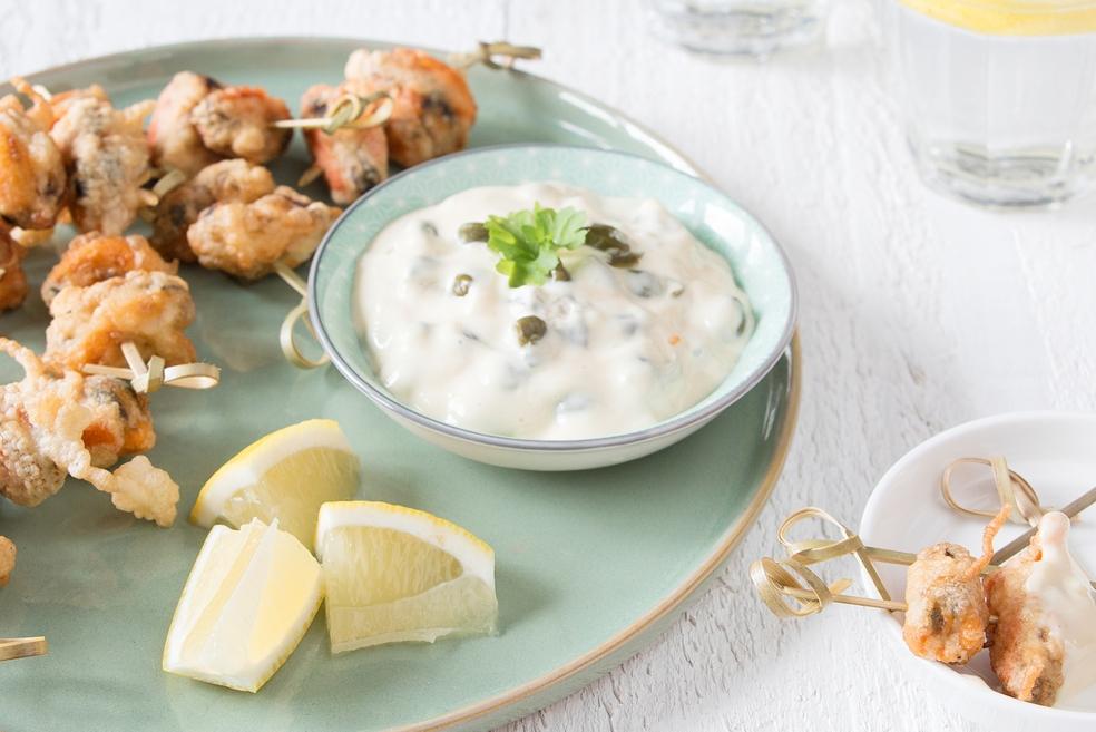 Crunchy mosselspiesjes