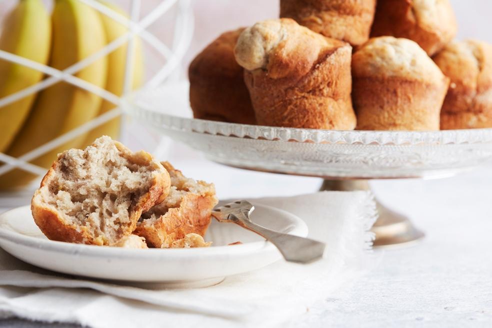 Bananenmuffins met honing