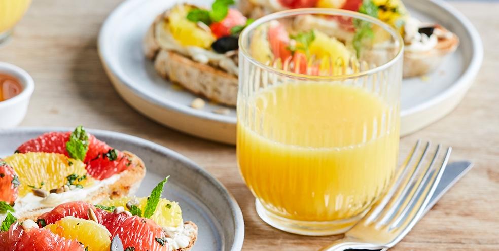 Romige citrussmoothie