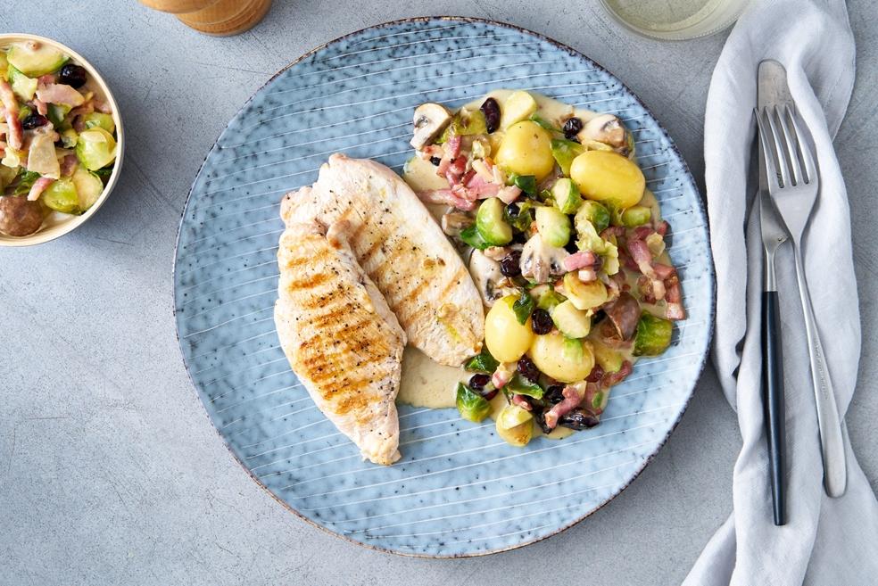 Warme winterse salade